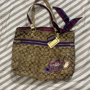 COPY - Coach poppy tote